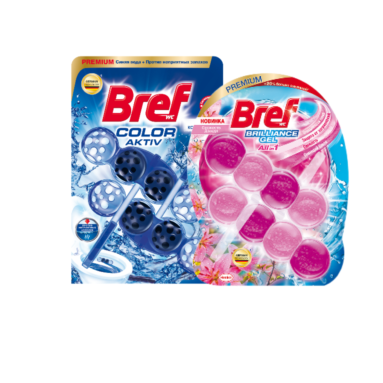 

Набор Henkel Bref Хлор Актив + Bref Brilliance Gel Свежесть дождя