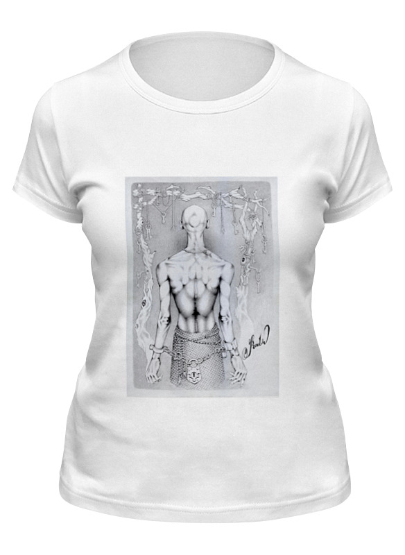 

Футболка женская Printio Рисунок от kadr белая XL, Белый, Рисунок от kadr