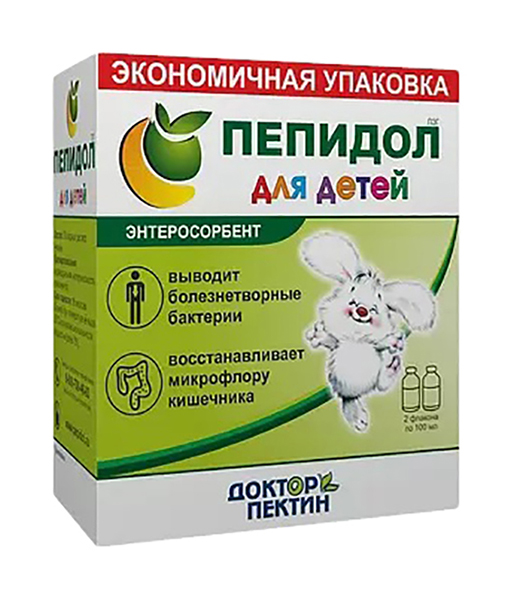 Купить Пепидол для детей 3% флакон 100 мл 2 шт., НПЦ Элюсан