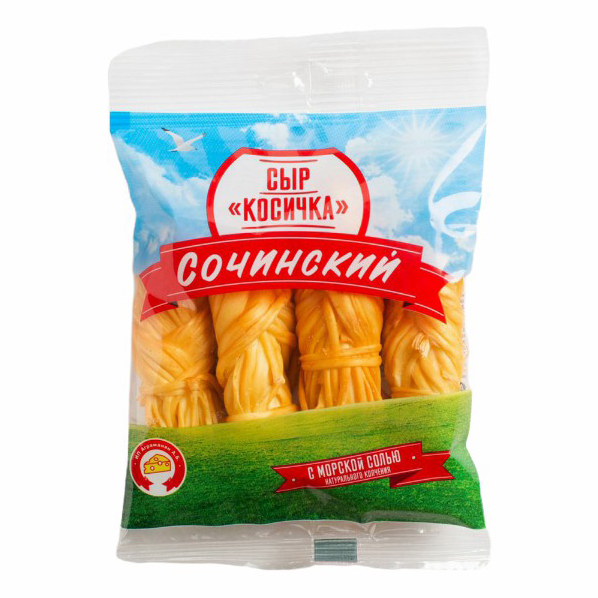 

Сыр рассольный Сочинский Косичка 40% 55 г