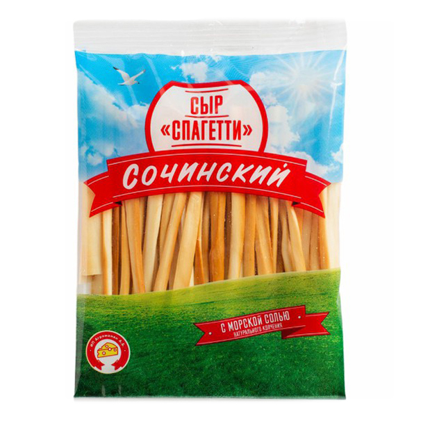 

Сыр рассольный Сочинский Спагетти 40% 50 г