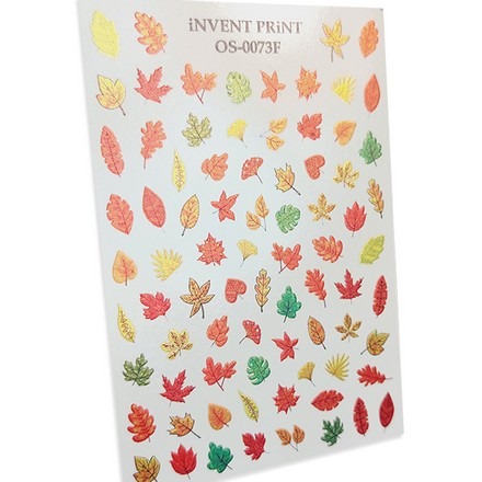 

iNVENT PRiNT, Слайдер-дизайн «Осень. Веточки. Листья» №OS-73F, Разноцветный