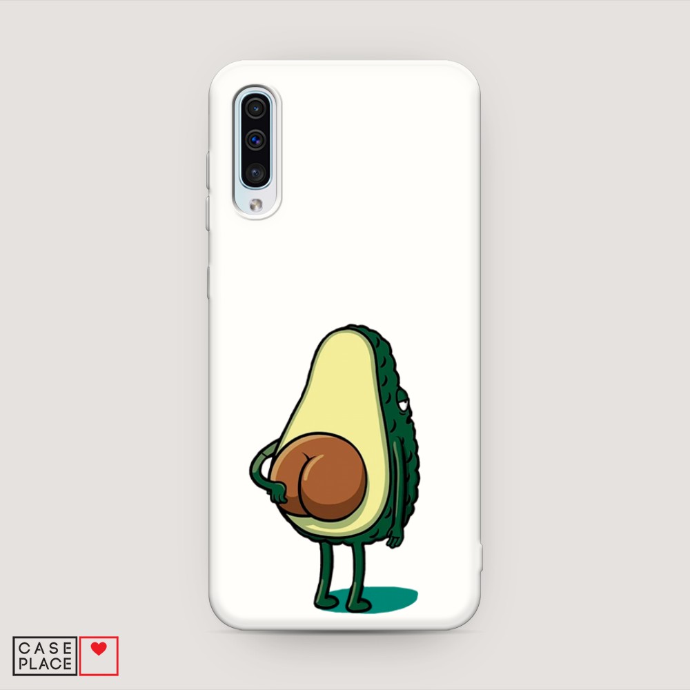 

Матовый силиконовый чехол "Попа авокадо" на Samsung Galaxy A50