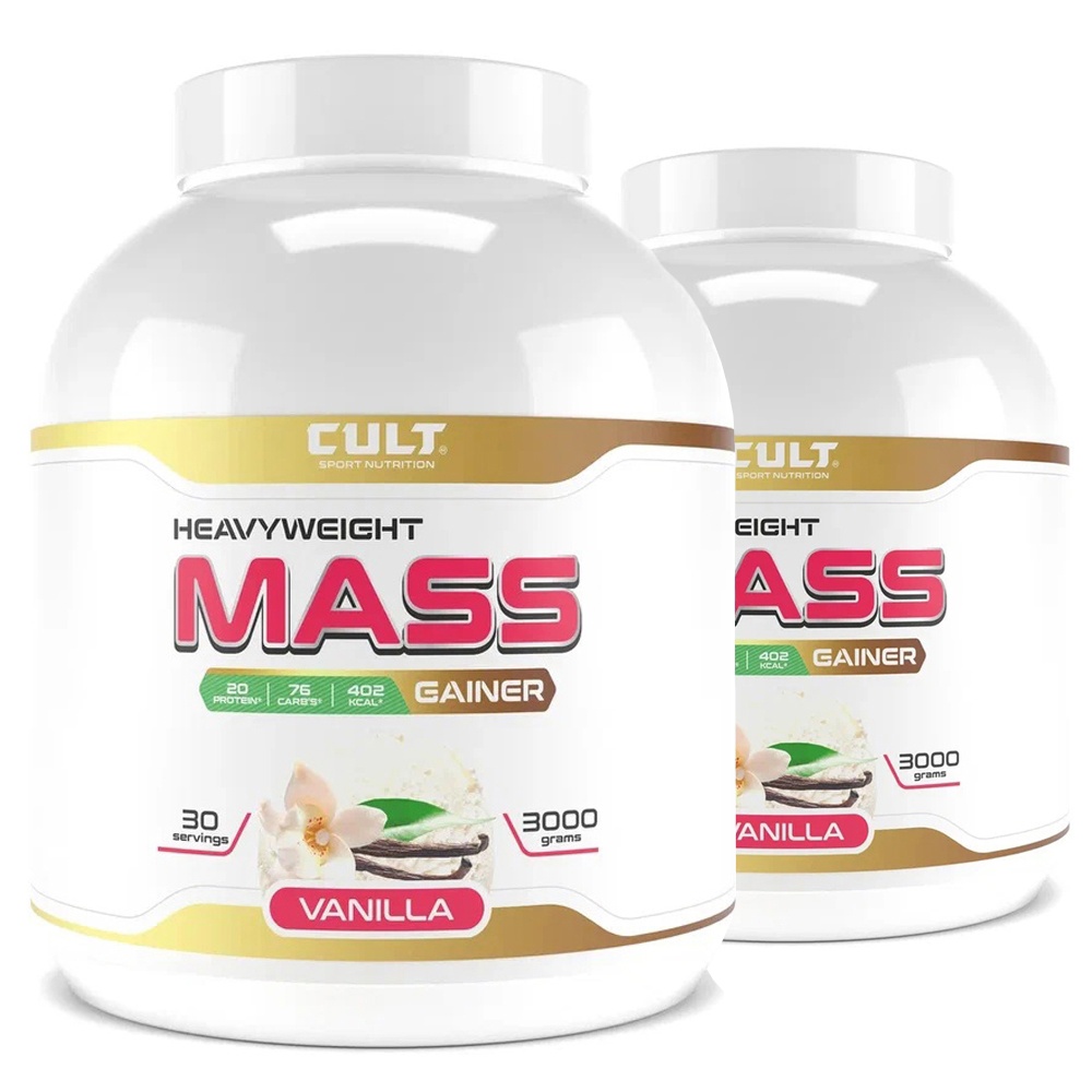 Гейнер Cult 100% Pure Mass Gainer - 6000 грамм, Ваниль