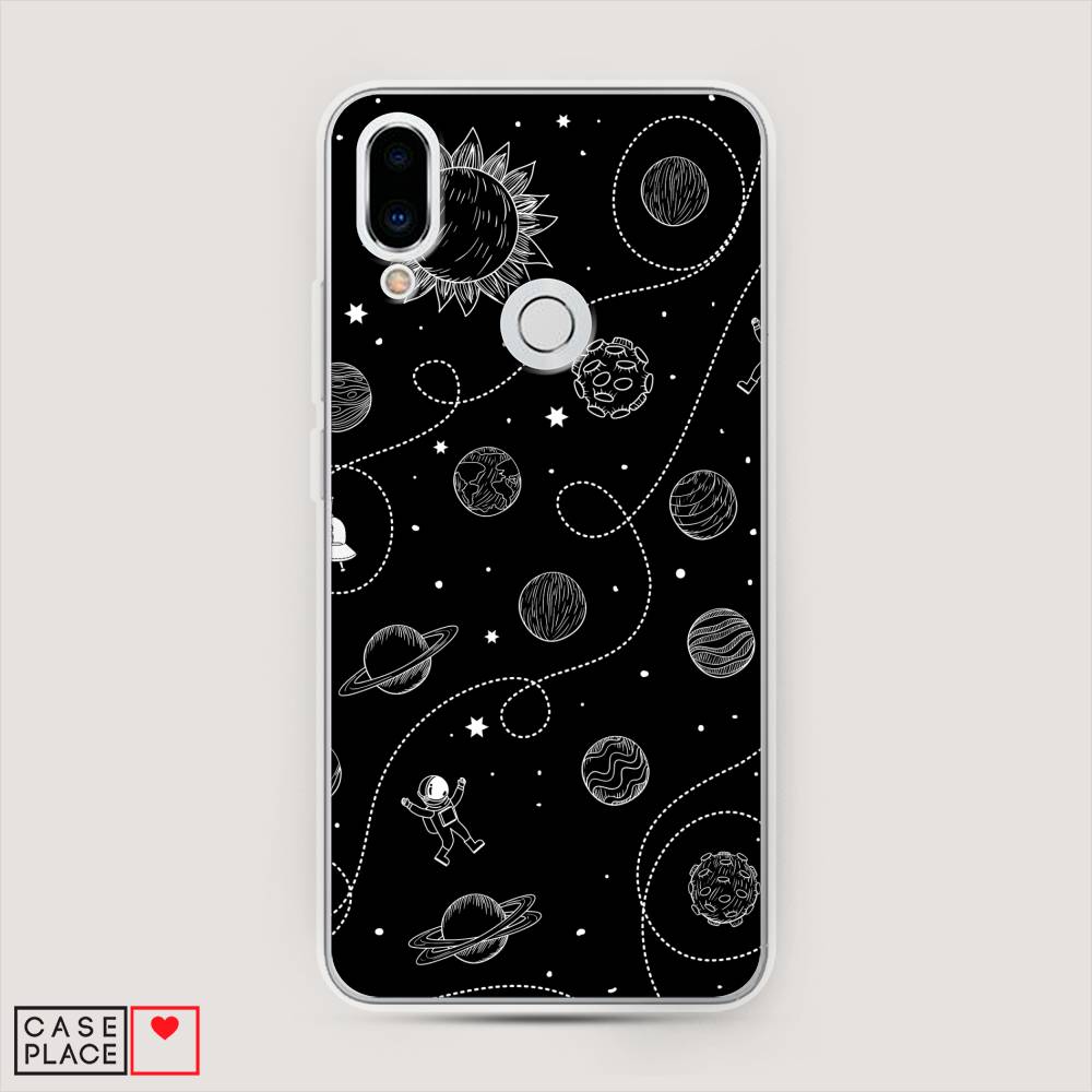 

Чехол Awog на Meizu Note 9 "В невесомости", Бежевый, 73350-4