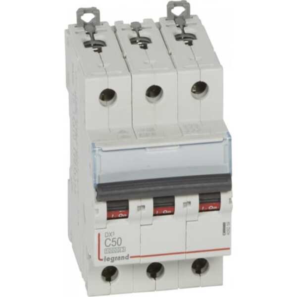 

LeGrand Автоматический выключатель LeGrand DX3 10kA/16kA тип C 3П 50А 409259