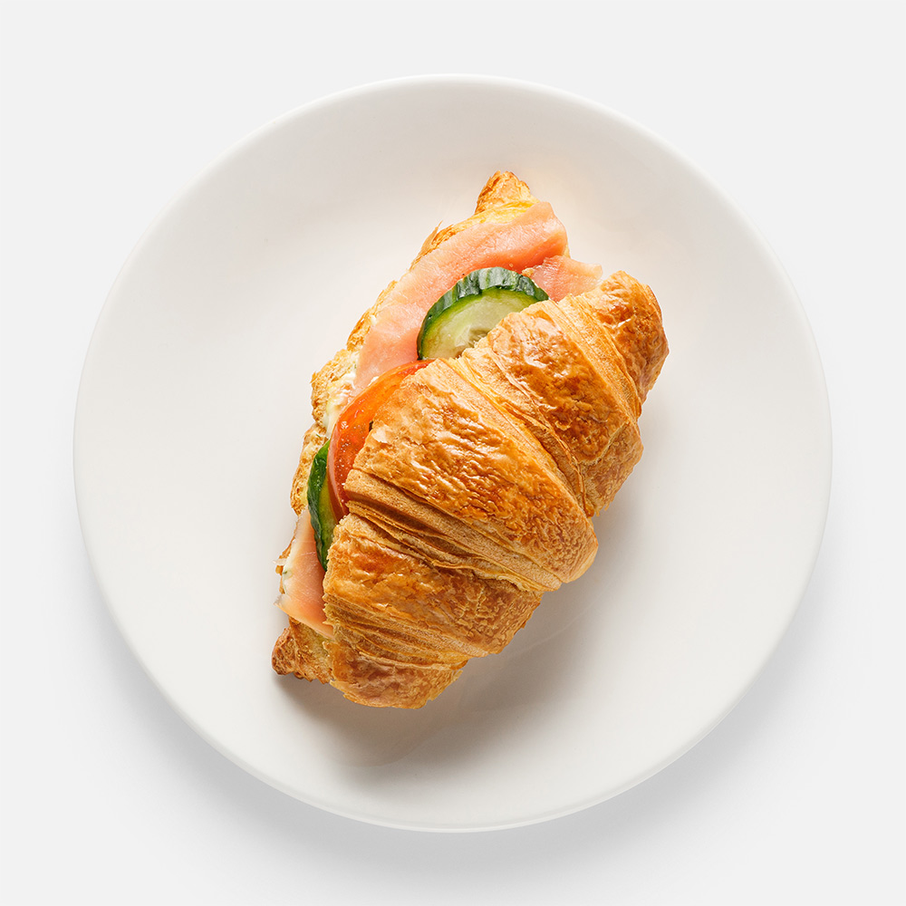 

Круассан York Fresh, с лососем и овощами, 115 г