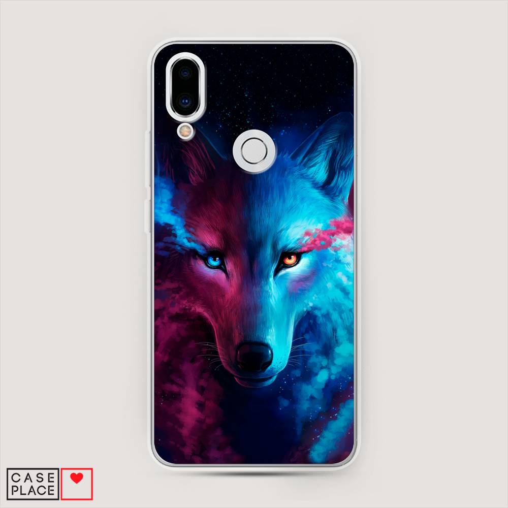 

Чехол Awog на Meizu Note 9 "Волшебный волк", Черный;серый, 73350-1