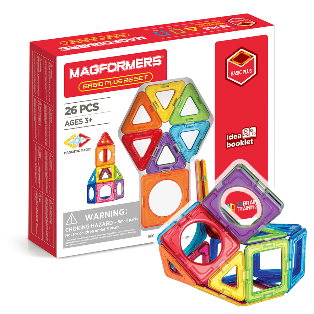 фото Магнитный конструктор "basic plus 26 set" magformers