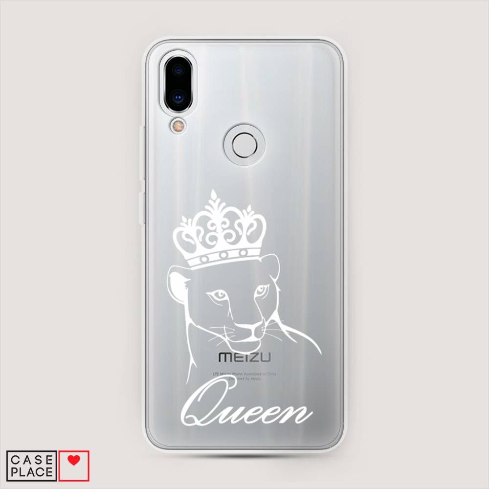 

Чехол Awog на Meizu Note 9 "Львица королева", Бежевый;прозрачный, 73350-7