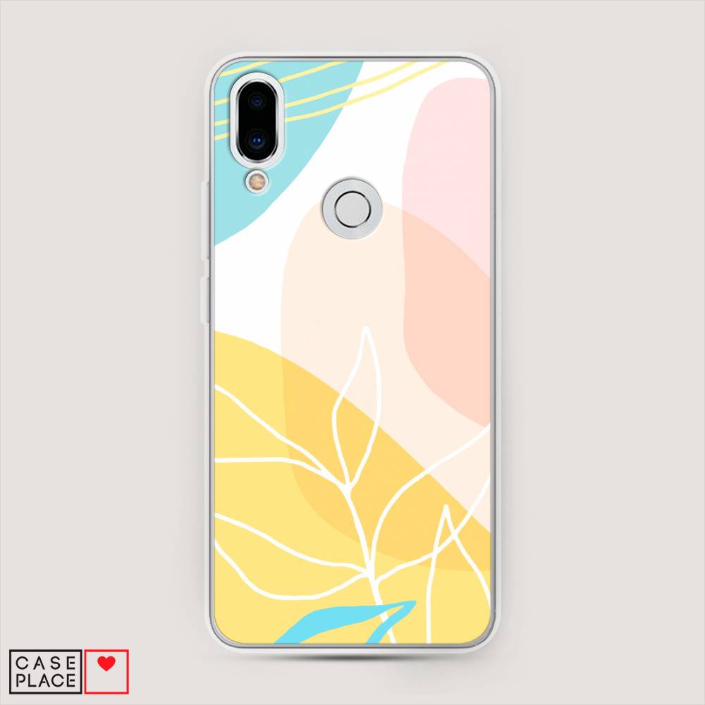 

Чехол Awog на Meizu Note 9 "Летнее настроение", Желтый;голубой;розовый, 73350-10