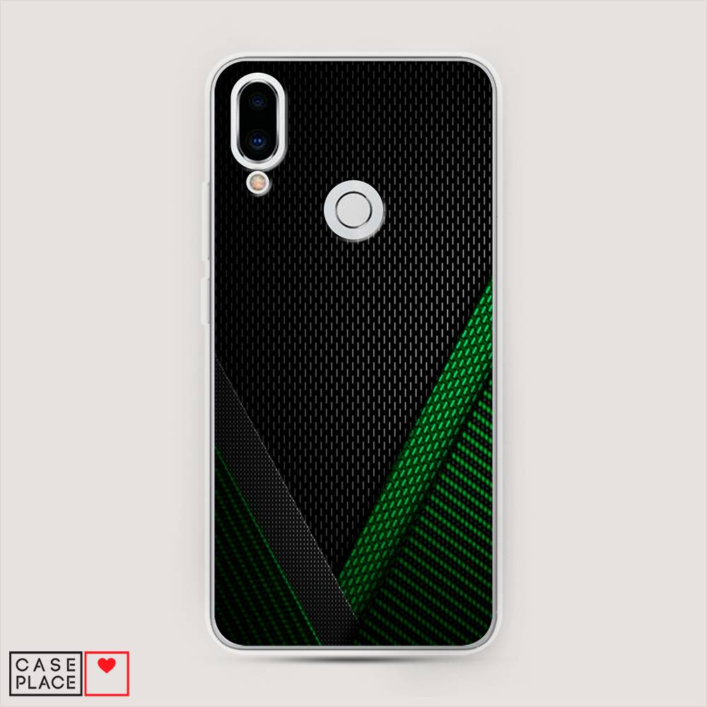 

Чехол Awog на Meizu Note 9 "Зеленый карбон", Черный;зеленый, 73350-3