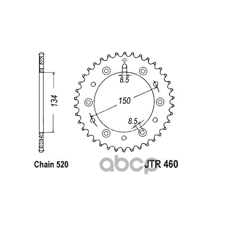 

Звезда Мотоциклетная Jt Jtr460.42 JT Sprockets арт. JTR460.42