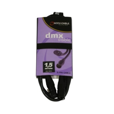 

Кабель American Dj ADJ AC-DMX5 1,5 м, Черный, AC-DMX5/1.5