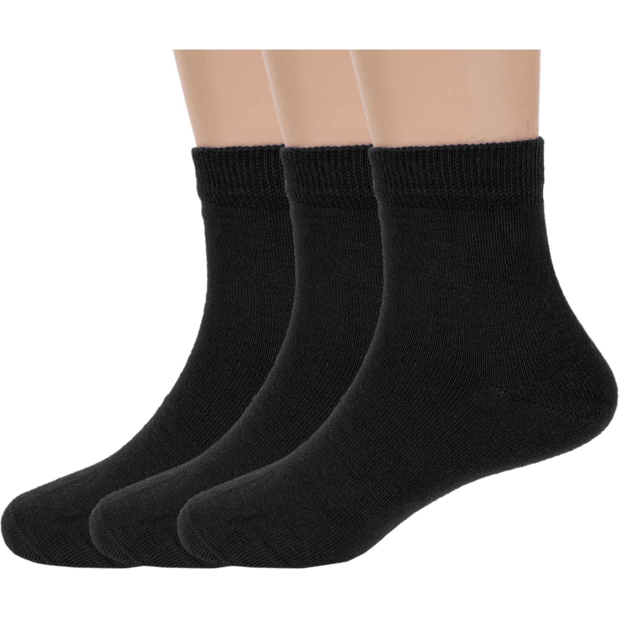 

Носки детские Rusocks 3-Д-3135, черные, 18-20, Черный, 3-Д-3135