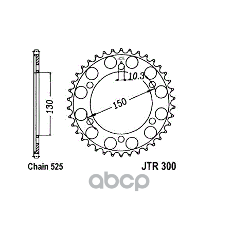 

Звезда Мотоциклетная Jt Jtr300.47 JT Sprockets арт. JTR300.47