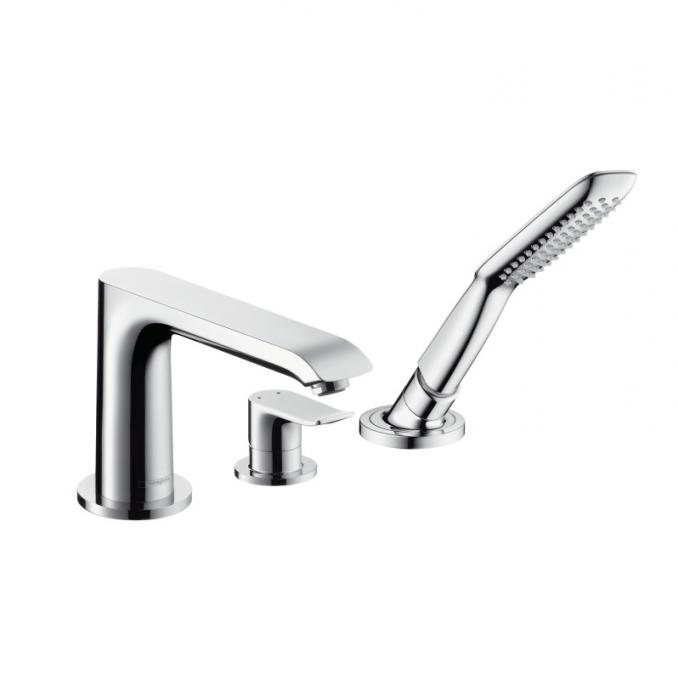 фото Смеситель на край ванны, на 3 отверстия, ?’ 31190000 metris hansgrohe