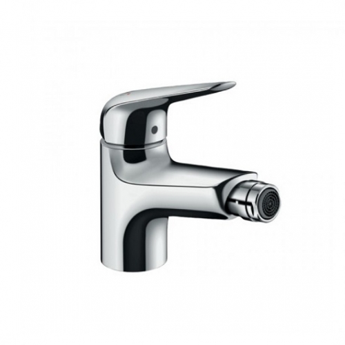 фото 71142000 novus смеситель для биде 70, со сливным гарнитуром, хром hansgrohe