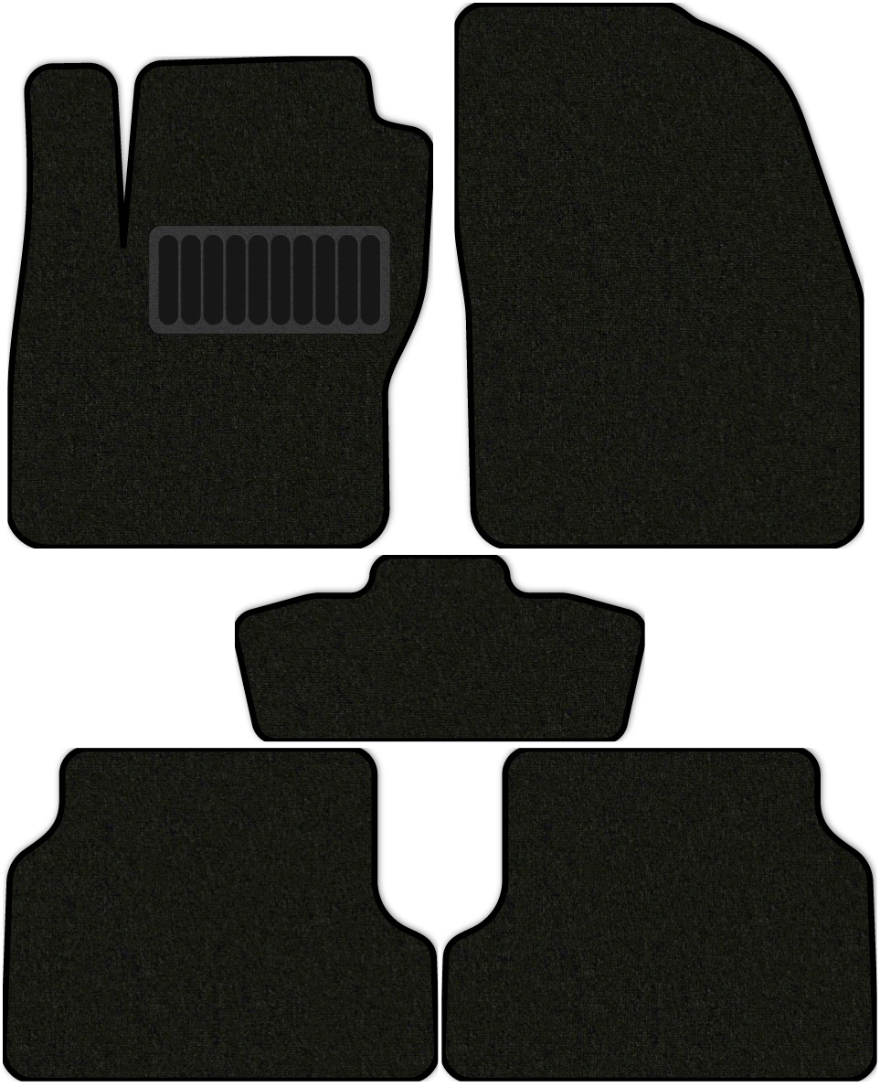 

Коврики в салон Классик для Ford Focus 2 (CB4, DA3) 2004 - 2011, 5 шт. черный, текстиль, 2105-S5NLT-A