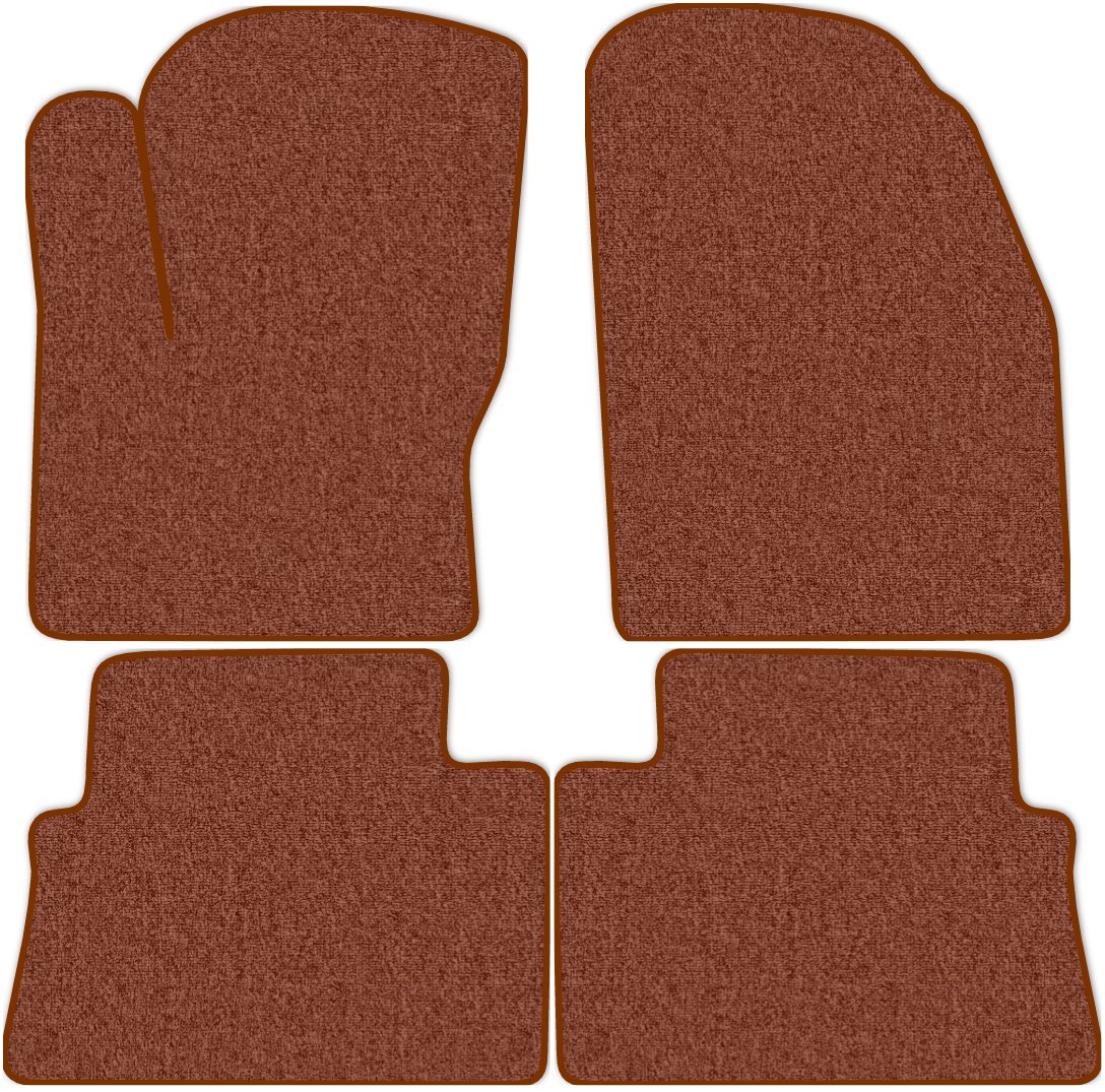 фото Коврики в салон комфорт для ford s-max 2006 - 2015, 4 шт. коричневый, текстиль allmone