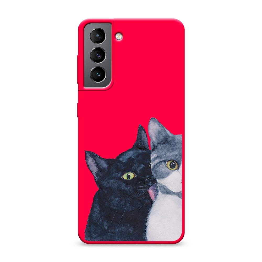

Чехол Awog на Samsung Galaxy S21 / Самсунг S21 "Кошачья любовь", Разноцветный, 2101853-1