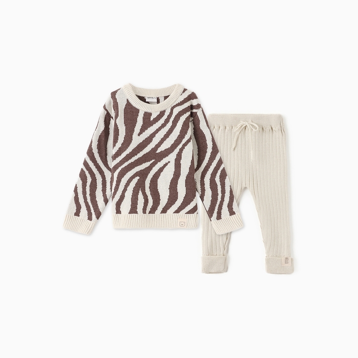 

Костюм повседневный детский Крошка Я Zebra, молочный, 74, Белый, Zebra
