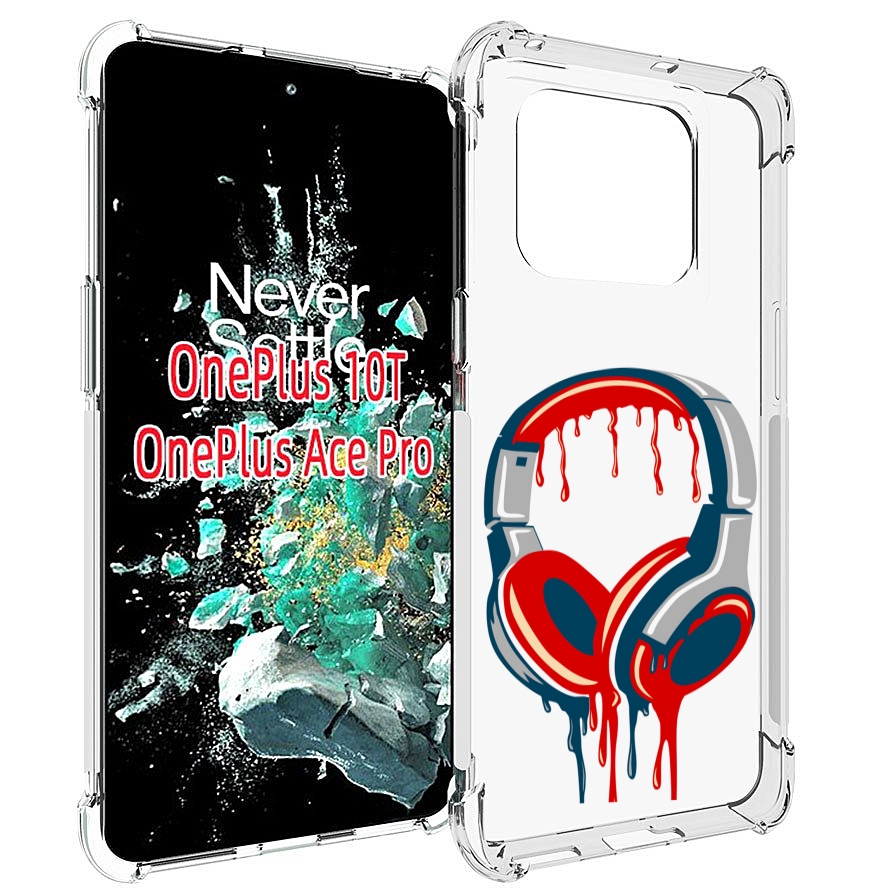 

Чехол MyPads не делай громко для OnePlus 10T, Прозрачный, Tocco