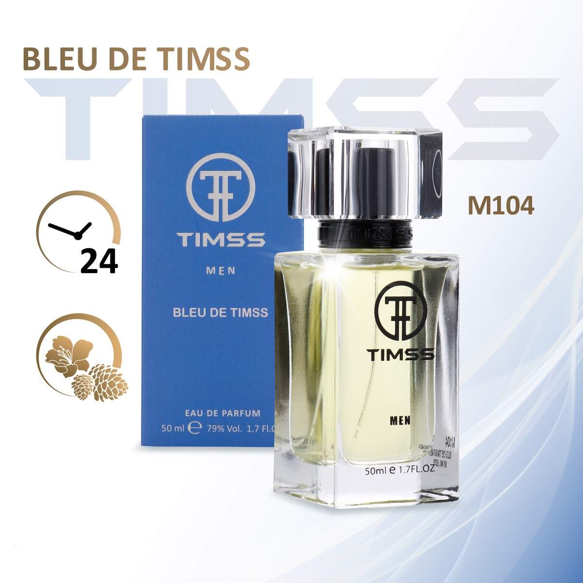 Духи мужские TIMSS BLEU DE TIMSS по мотивам Bleu de Chanel (Chanel) 50 мл