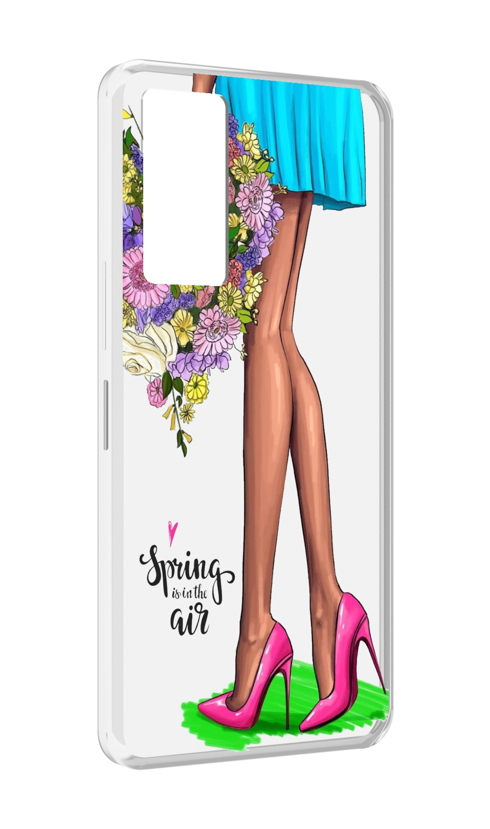 

Чехол MyPads Весна-в-воздухе женский для Infinix Note 11, Прозрачный, Tocco