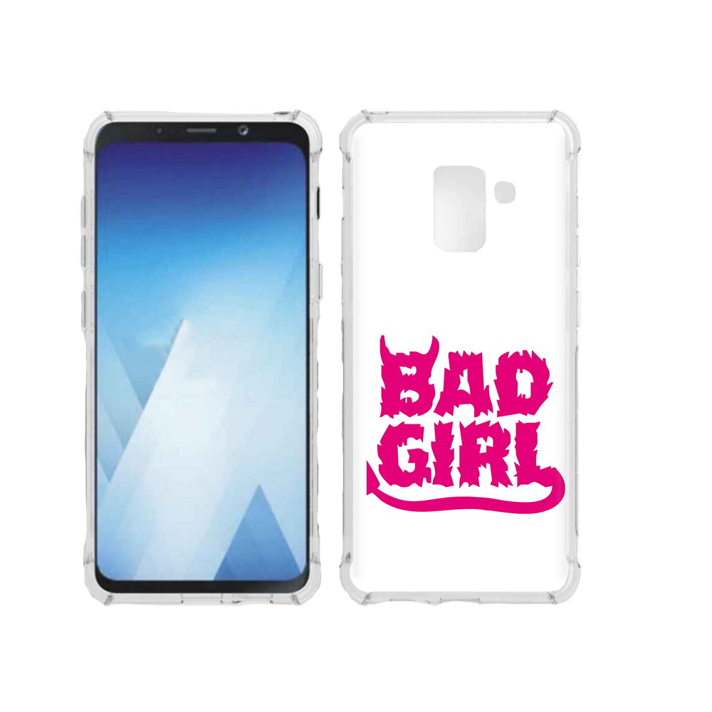 

Чехол MyPads Tocco для Samsung Galaxy A5 (2018) плохая девочка (PT95317.573.545), Прозрачный, Tocco