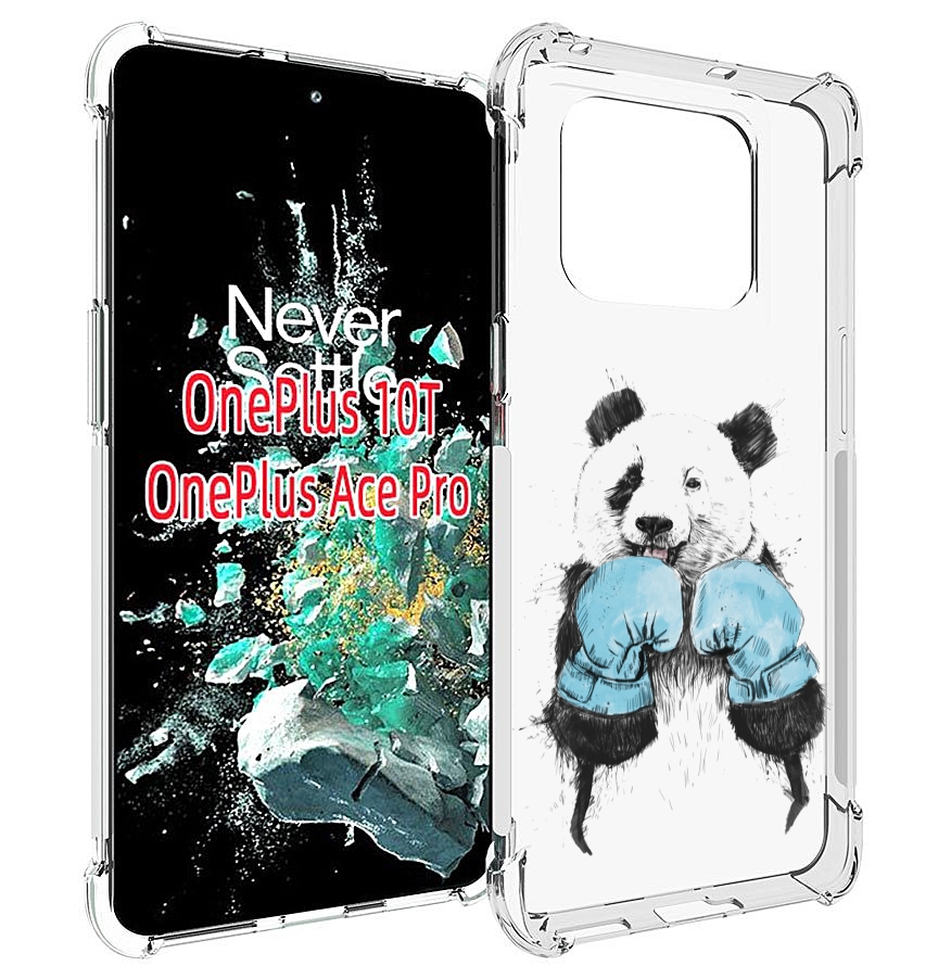 

Чехол MyPads панда боксер для OnePlus 10T, Прозрачный, Tocco