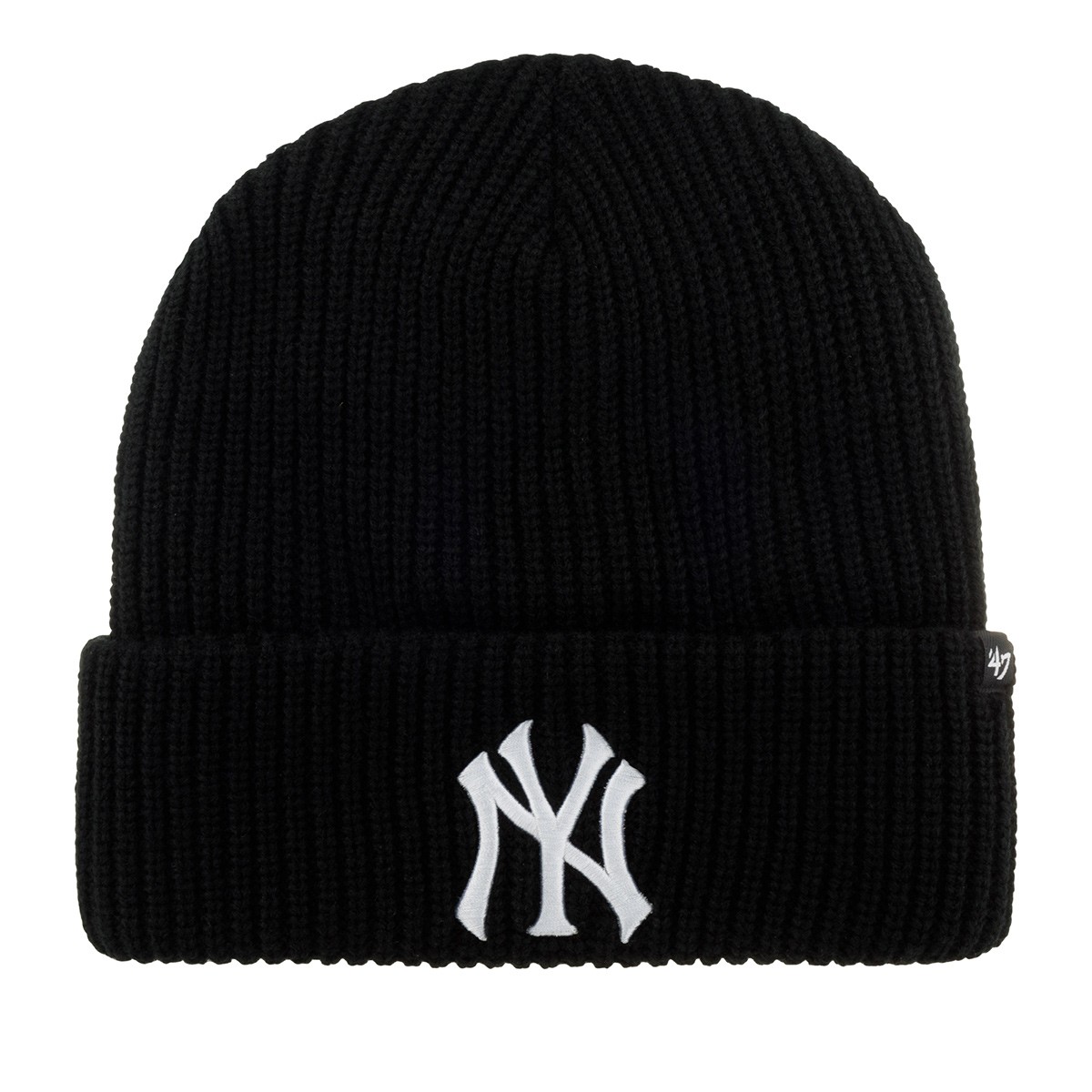 Шапка унисекс 47 BRAND B-UPRCT17ACE-BKNewYorkYankees черная, one size