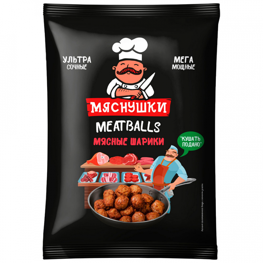 

Митболлс мяснушки мясные зам.400г