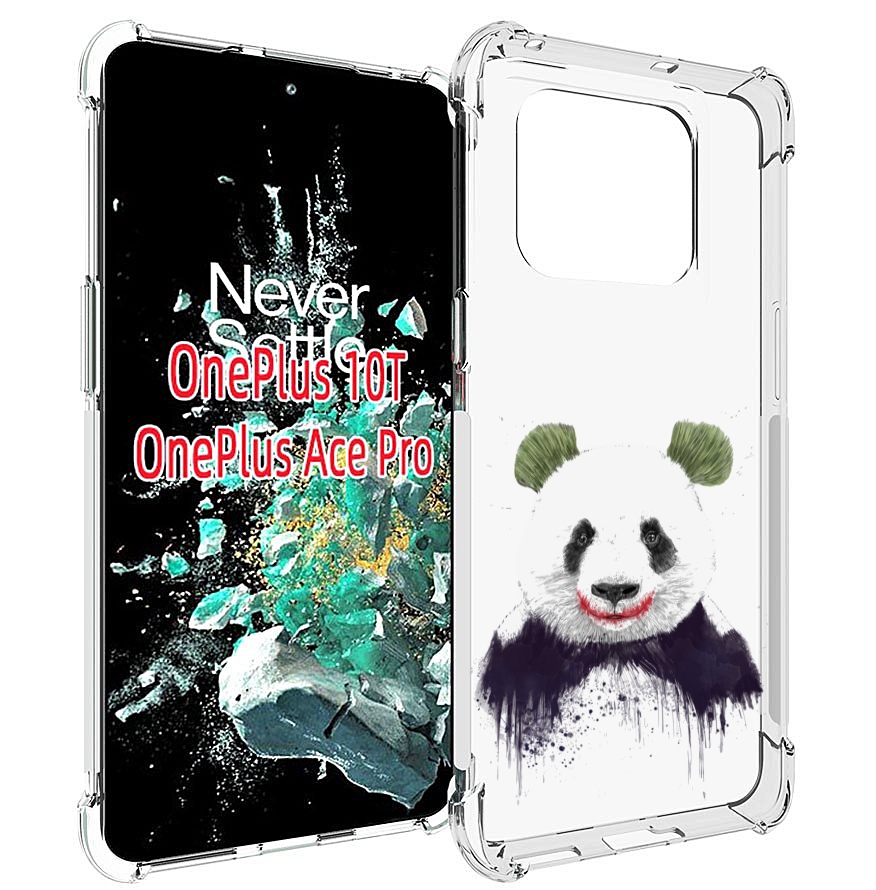 

Чехол MyPads панда джокер для OnePlus 10T, Прозрачный, Tocco