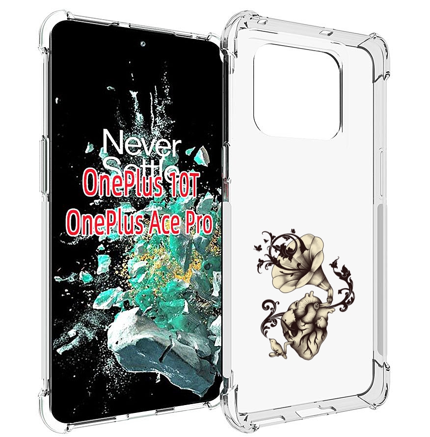 

Чехол MyPads Граммофон для OnePlus 10T, Прозрачный, Tocco