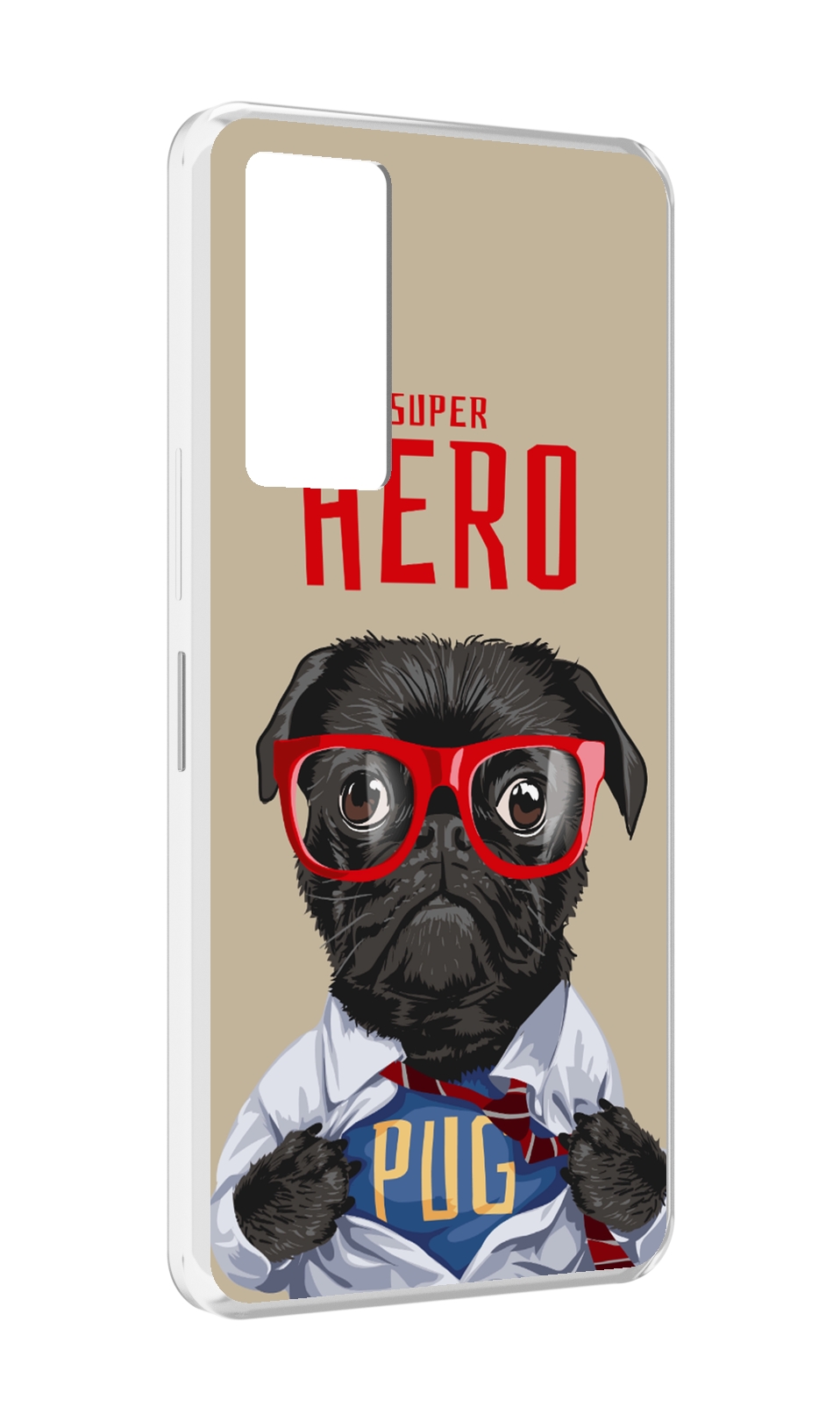 

Чехол MyPads Герой-PUG для Infinix Note 11, Прозрачный, Tocco