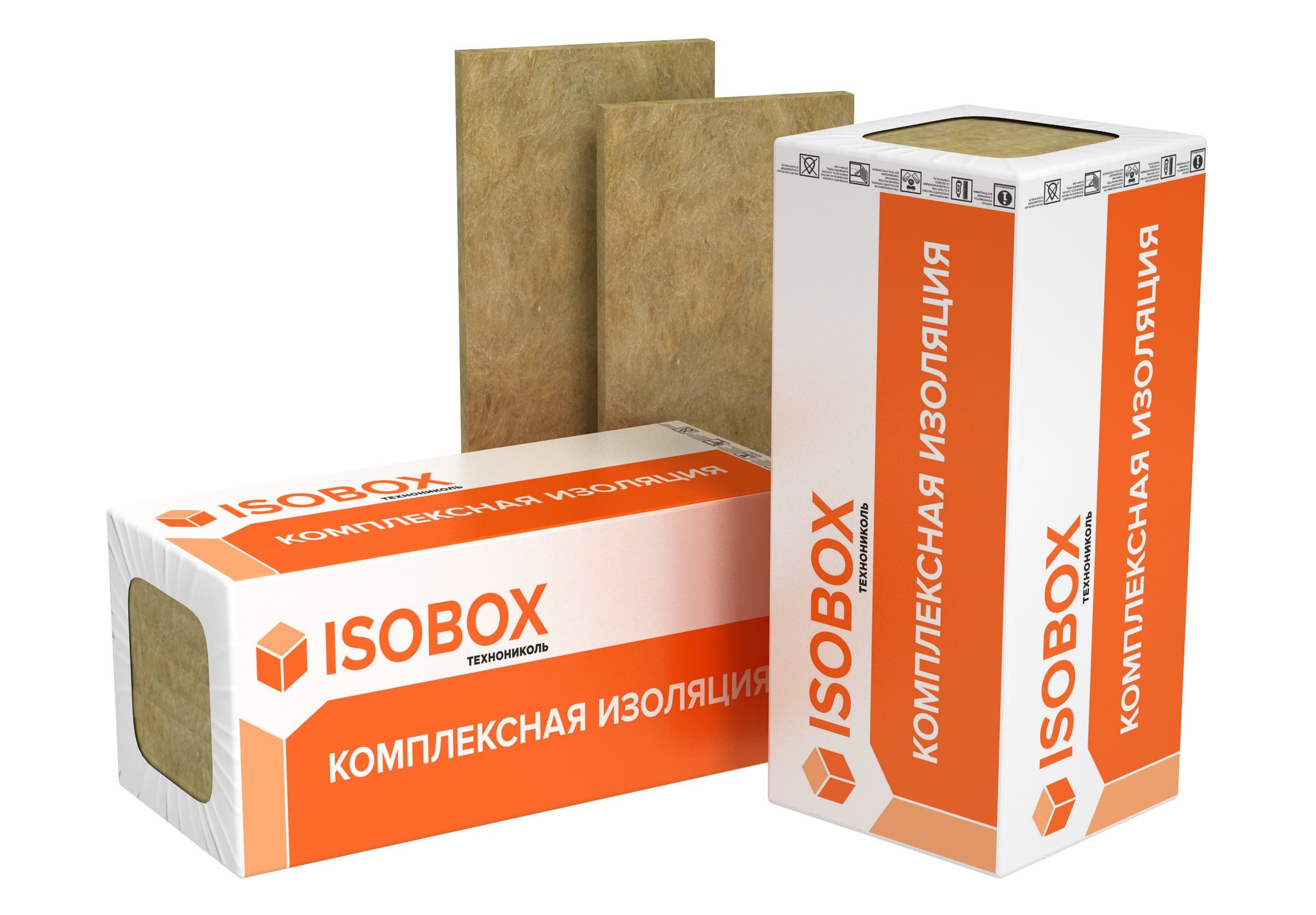 

Базальтовая вата ISOBOX Вент, 80кг/м³ (1200x600x100x4, 0,288м³/уп)