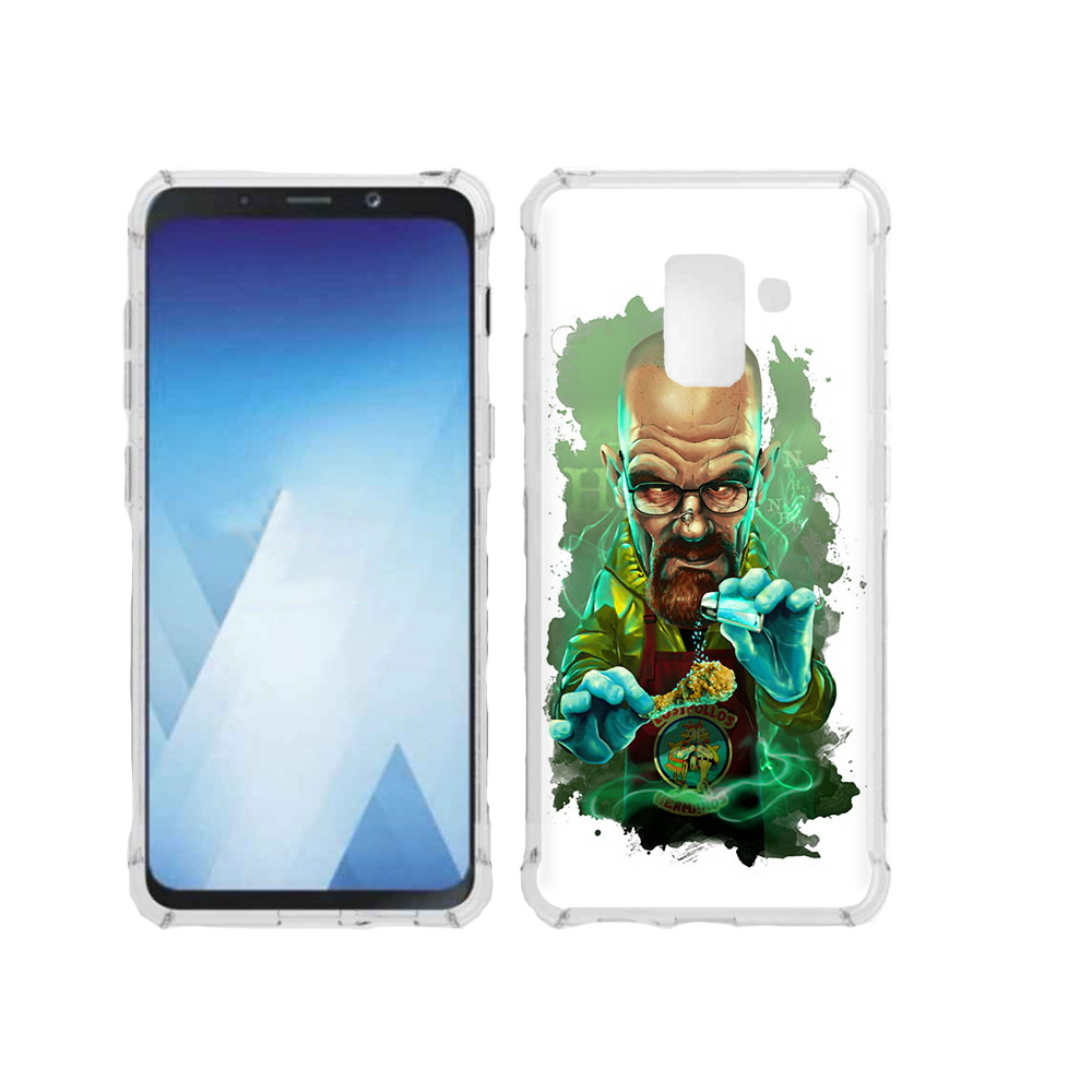 

Чехол MyPads Tocco для Samsung Galaxy A5 (2018) повар (PT95317.573.546), Прозрачный, Tocco