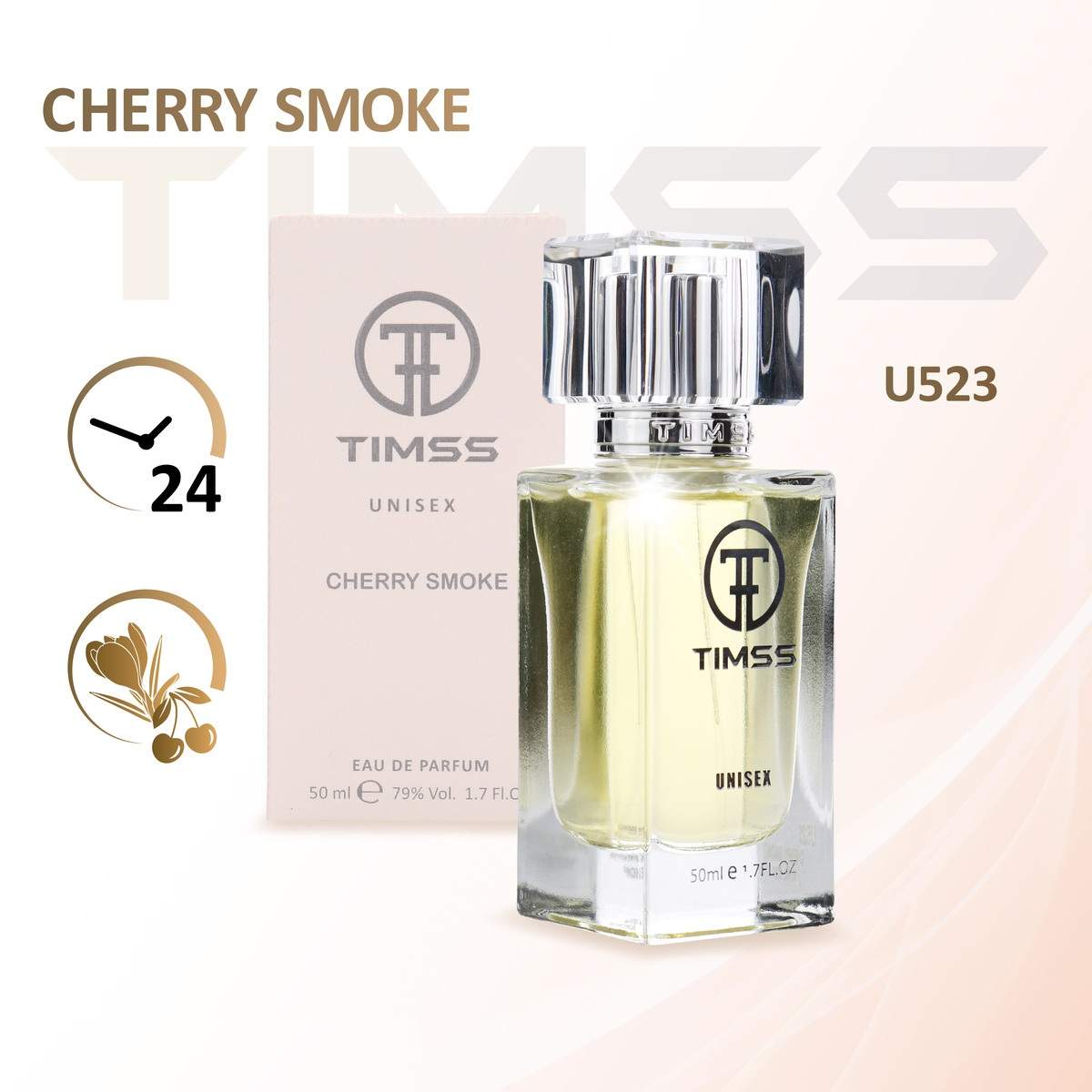 

Духи унисекс TIMSS CHERRY SMOKE по мотивам Cherry Smoke (Tom Ford) 50 мл, U523