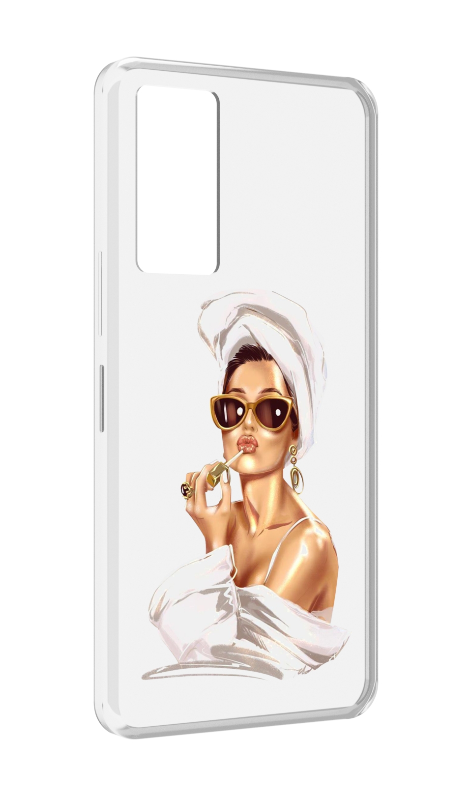 

Чехол MyPads Девушка-утром женский для Infinix Note 11, Прозрачный, Tocco