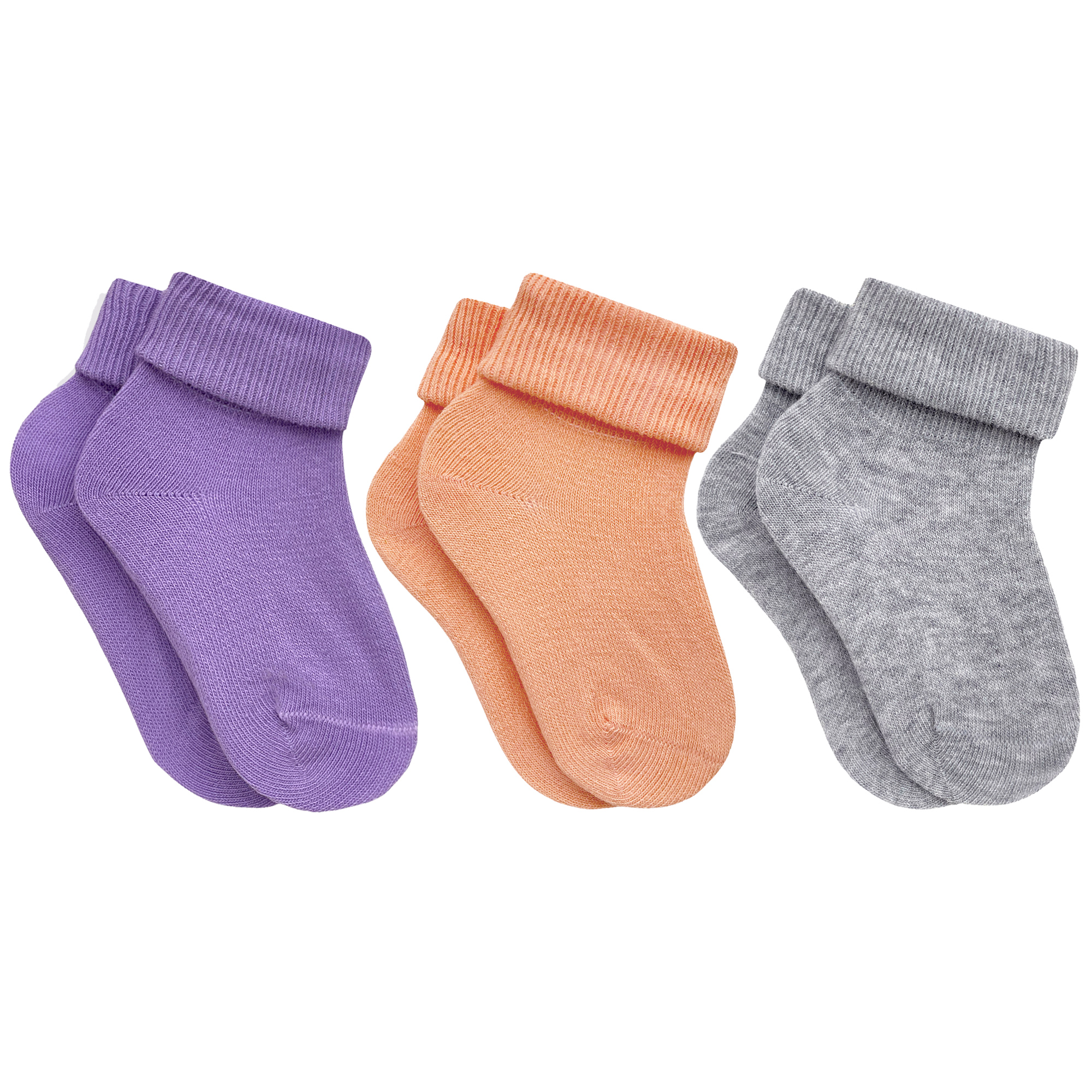 

Носки детские Rusocks 3-Д3-13783 цв. фиолетовый; оранжевый; серый р. 10-12, 3-Д3-13783