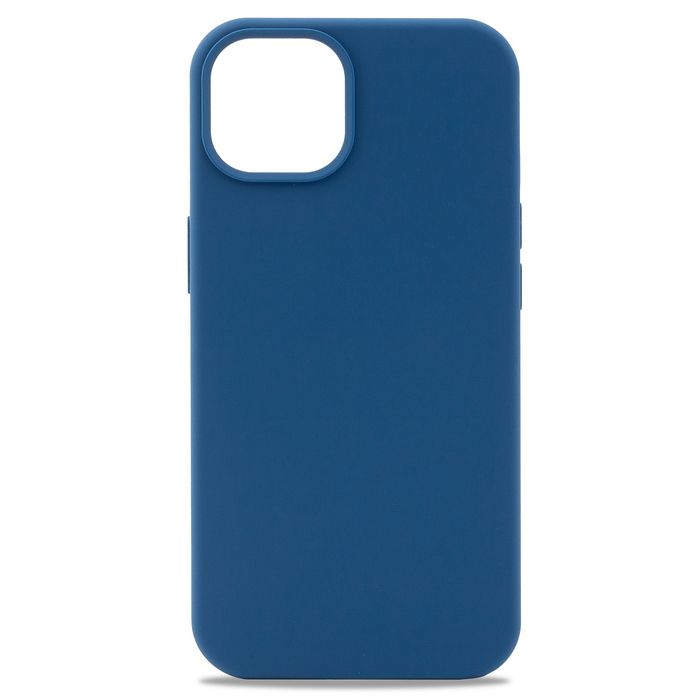 

Чехол силиконовый для Apple iPhone 13 mini синий