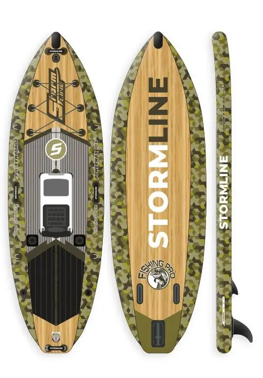 SUP-борд Stormline Fishing Sup 323x97x15 см светло-коричневый