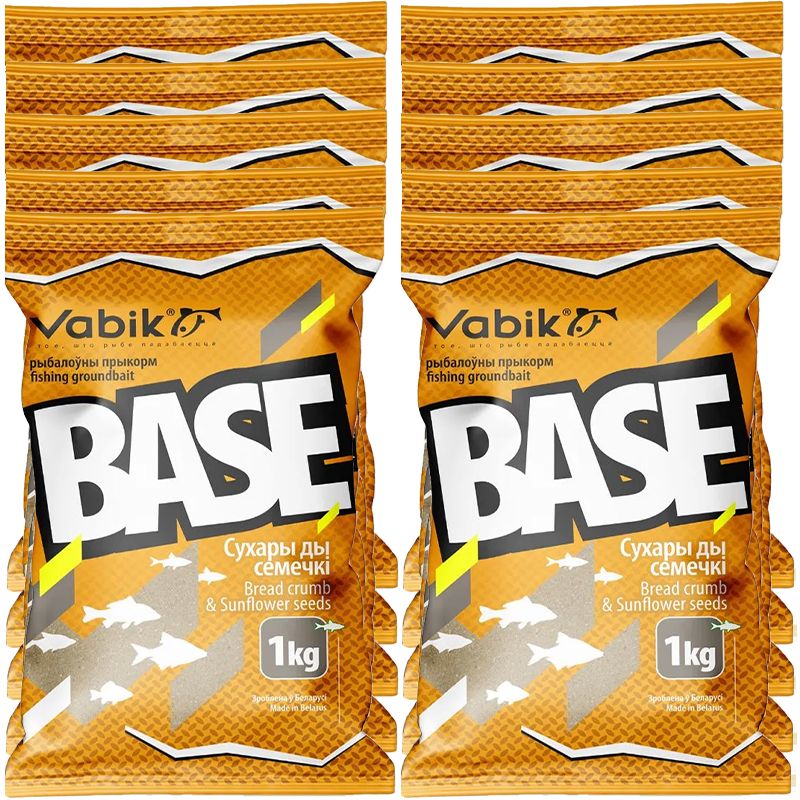 

Прикормка Vabik Base Сухари-Семечки 10 кг, Base