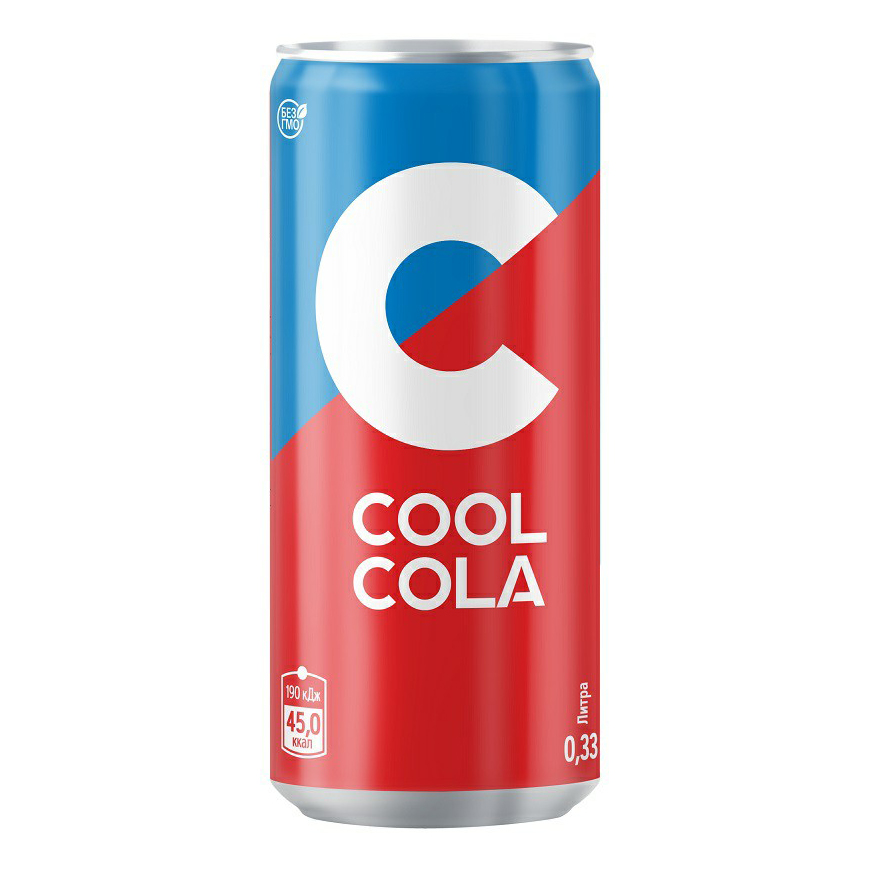 

Газированный напиток CoolCola 0,33 л