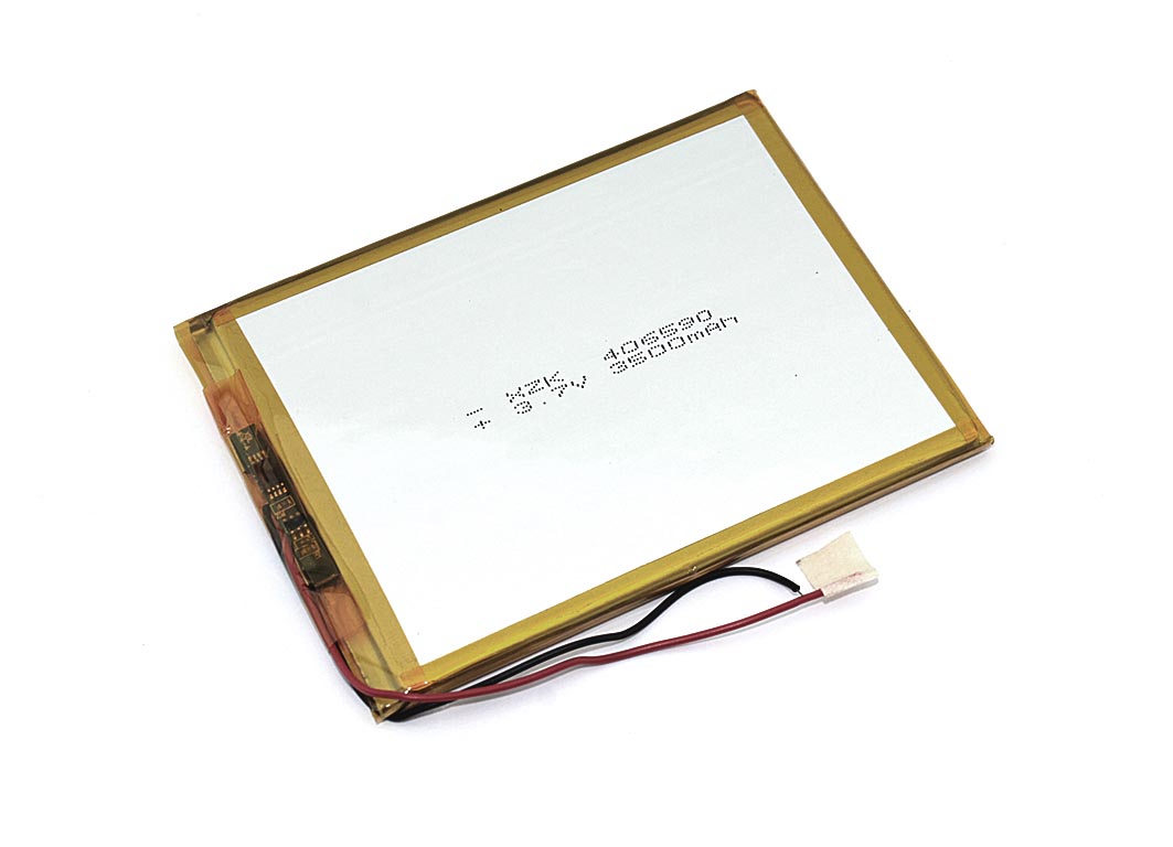 

Аккумуляторная батарея OEM Li-Pol 4*65*90мм 2pin 3.7V/3500mAh