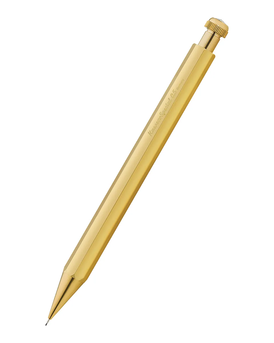 

Карандаш механический KAWECO SPECIAL 0 5мм с ластиком латунный корпус