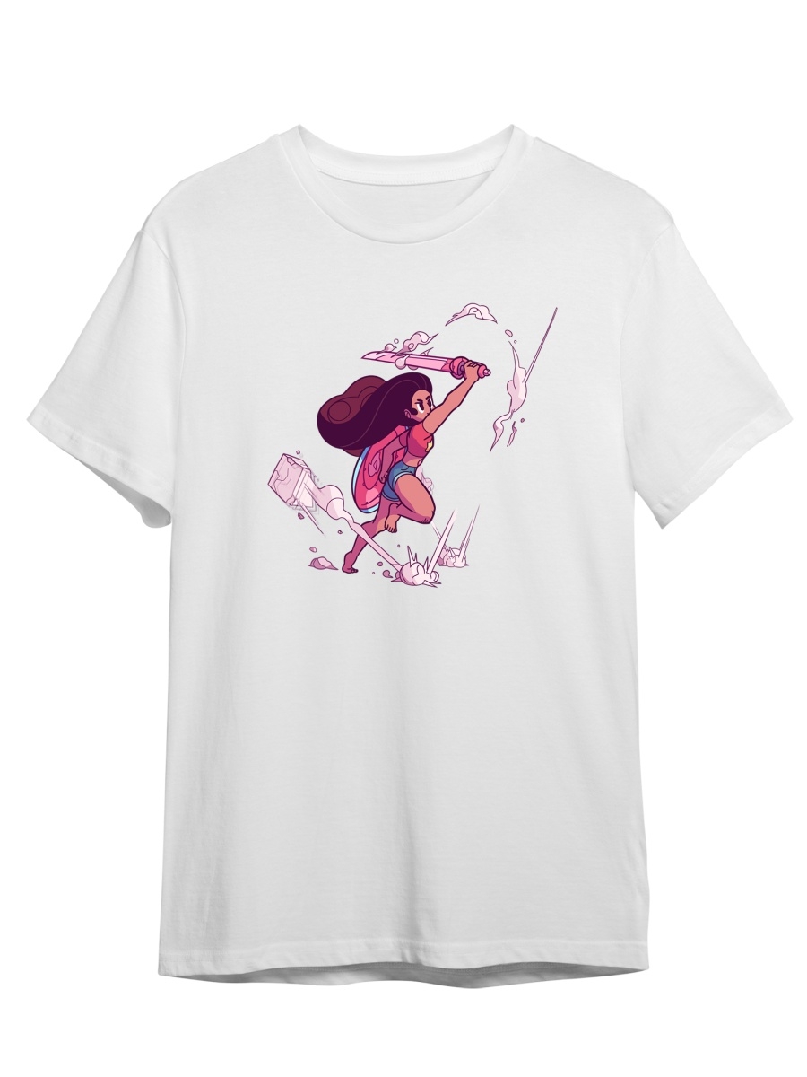 

Футболка унисекс СувенирShop Steven Universe/Вселенная Стивена 1 белая 2XL (52-54), "Steven Universe/Вселенная Стивена" 1