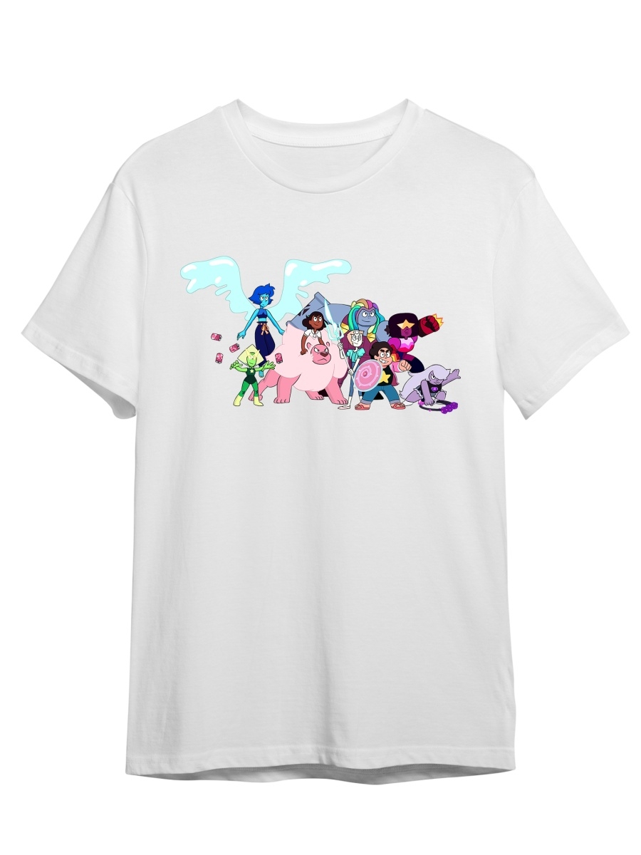 

Футболка унисекс СувенирShop Steven Universe/Вселенная Стивена 10 белая 3XL (56-58), "Steven Universe/Вселенная Стивена" 10