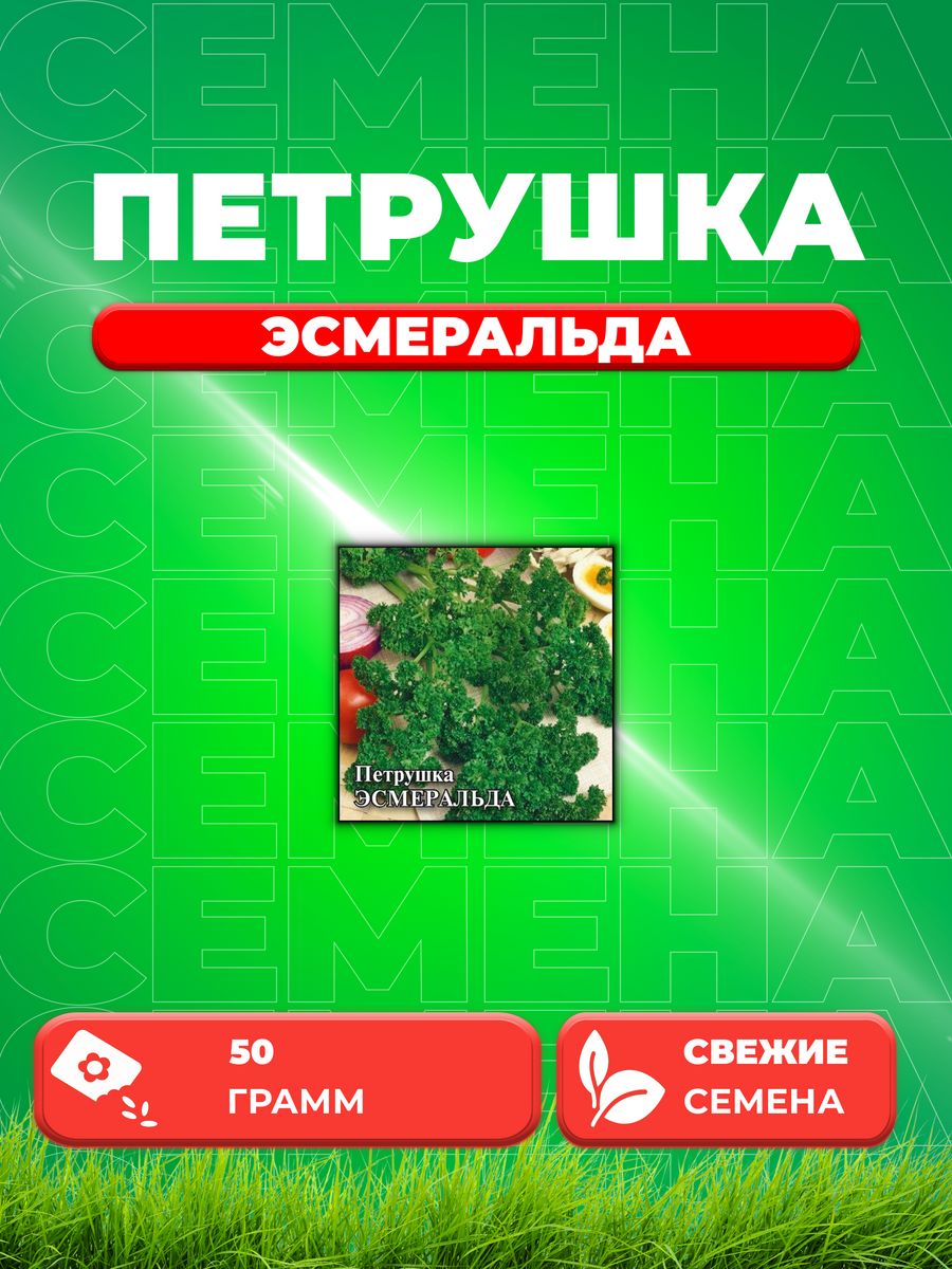 

Семена Петрушка кудрявая Эсмеральда 50,0 г